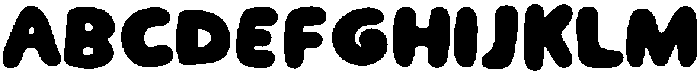 LYM Bold Regular otf (700) Font UPPERCASE