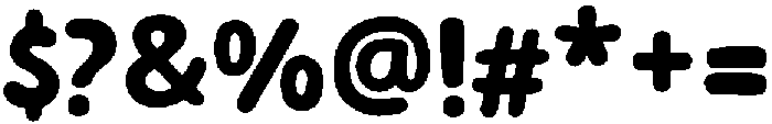LYM Heavy Regular otf (800) Font OTHER CHARS
