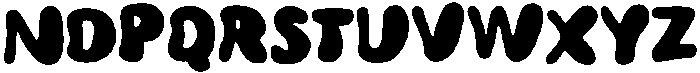 LYM Right Pushed Regular otf (400) Font LOWERCASE
