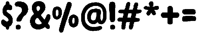 LYM Rise Pushed Regular otf (400) Font OTHER CHARS