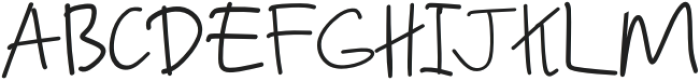 Lyne  Handwritting Regular otf (400) Font UPPERCASE