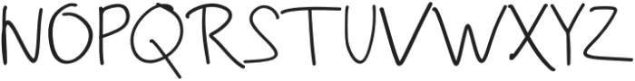 Lyne  Handwritting Regular otf (400) Font UPPERCASE