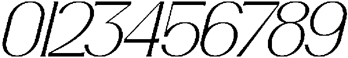 Lyrvand Italic otf (400) Font OTHER CHARS