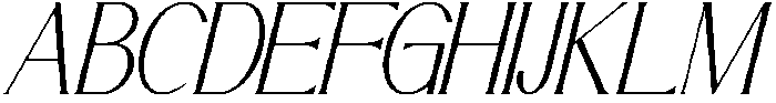 Lyrvand Italic otf (400) Font UPPERCASE
