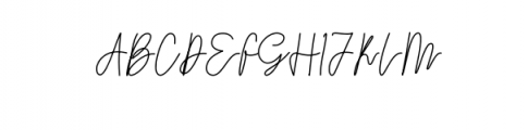 Lycha.otf Font UPPERCASE