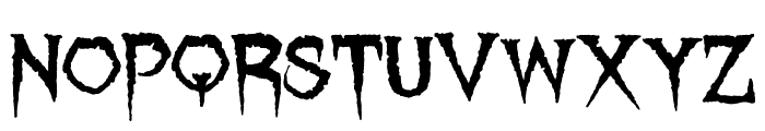 Lycanthrope Font UPPERCASE