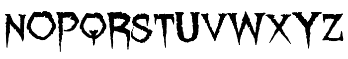 Lycanthrope Font LOWERCASE