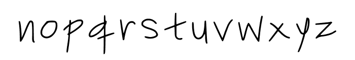Lyonhandwritten Font Regular Font LOWERCASE