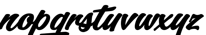 Lyster Bold PERSONAL USE ONLY Font LOWERCASE