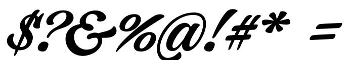 Lyster PERSONAL USE ONLY Font OTHER CHARS