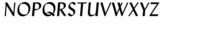 Lydian Italic Font UPPERCASE