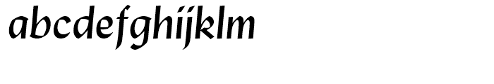 Lydian Italic Font LOWERCASE