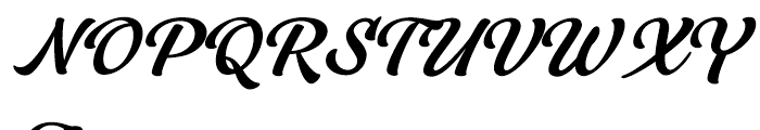 Lyster Regular Font UPPERCASE