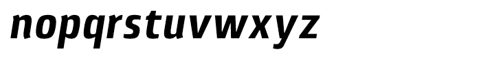 Lytiga Condensed Bold Italic Font LOWERCASE