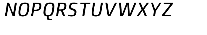 Lytiga Condensed Medium Italic Font UPPERCASE