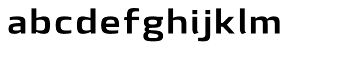 Lytiga Extended Bold Font LOWERCASE