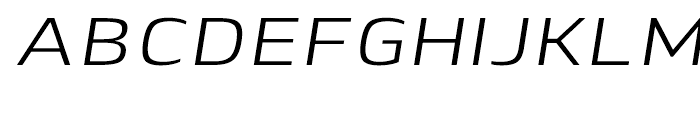 Lytiga Extended Italic Font UPPERCASE