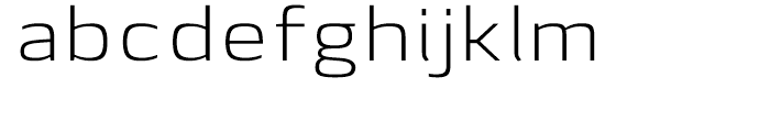 Lytiga Extended Light Font LOWERCASE