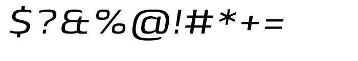 Lytiga Extended Medium Italic Font OTHER CHARS