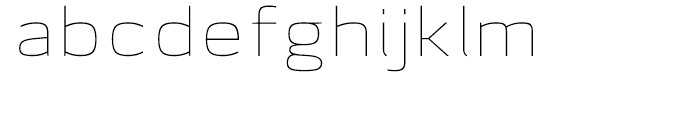 Lytiga Extended Thin Font LOWERCASE