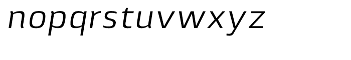Lytiga Italic Font LOWERCASE