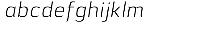 Lytiga Light Italic Font LOWERCASE
