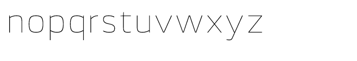 Lytiga Thin Font LOWERCASE