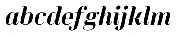 Lynx Serif Italic Font LOWERCASE