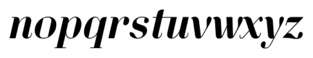 Lynx Serif Italic Font LOWERCASE