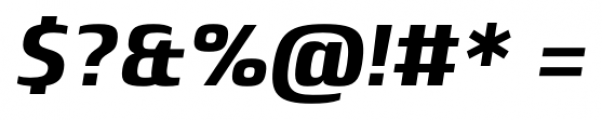 Lytiga Pro Black Italic Font OTHER CHARS