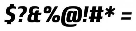 Lytiga Pro Condensed Black Italic Font OTHER CHARS