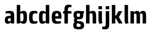 Lytiga Pro Condensed Bold Font LOWERCASE