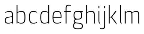 Lytiga Pro Condensed Extra Light Font LOWERCASE