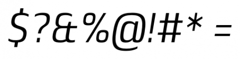 Lytiga Pro Condensed Italic Font OTHER CHARS