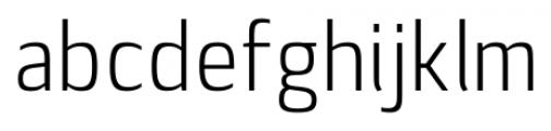 Lytiga Pro Condensed Light Font LOWERCASE