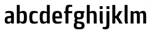 Lytiga Pro Condensed Semi Bold Font LOWERCASE