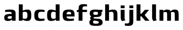 Lytiga Pro Extended Black Font LOWERCASE