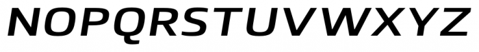 Lytiga Pro Extended Bold Italic Font UPPERCASE