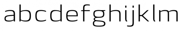 Lytiga Pro Extended Light Font LOWERCASE
