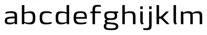 Lytiga Pro Extended Medium Font LOWERCASE