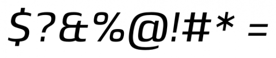 Lytiga Pro Medium Italic Font OTHER CHARS