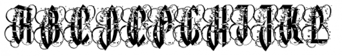Lycaner Smud Font UPPERCASE