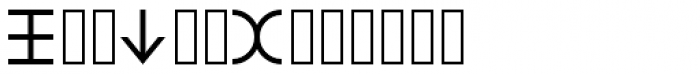 Lycian Monolith Font UPPERCASE