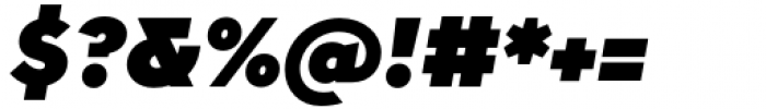 Lydia Sans Ultra Italic Font OTHER CHARS
