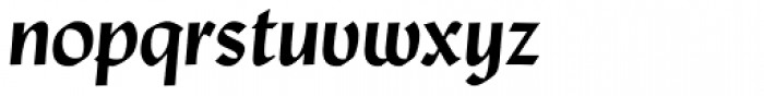 Lydian Bold Italic Font LOWERCASE