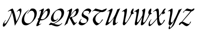 Lydian Cursive Std Regular Font UPPERCASE