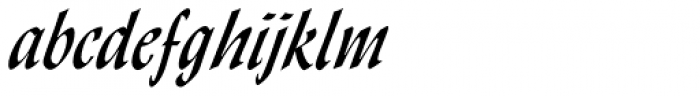 Lydian Cursive Font LOWERCASE