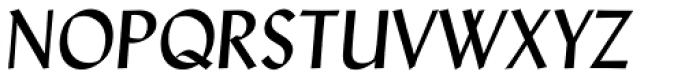 Lydian Italic Font UPPERCASE