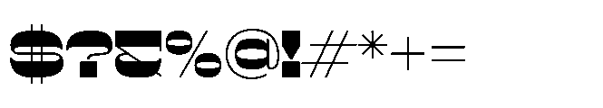 Lyner Bold Font OTHER CHARS