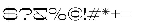 Lyner Light Font OTHER CHARS